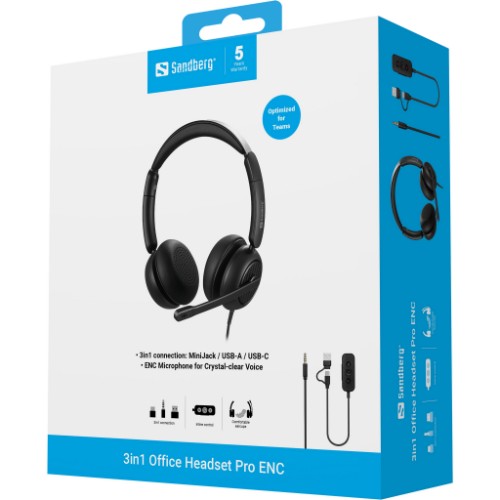 Sandberg 3in1 Office Headset Pro ENC