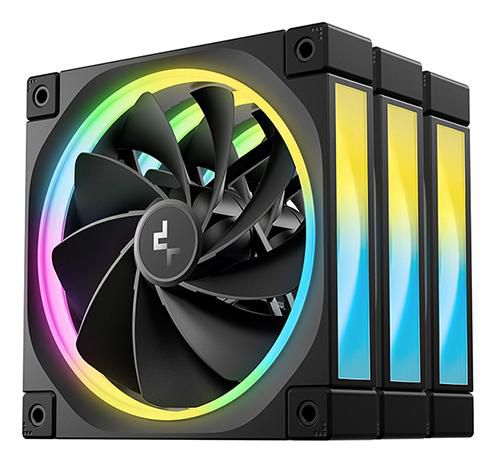 DeepCool FL12R-3 IN 1 Computer case Fan 12 cm Black 3 pc(s)