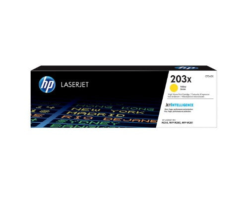 HP CF542X/203X Toner cartridge yellow high-capacity, 2.5K pages ISO/IEC 19798 for HP Pro M 254