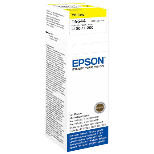 Epson C13T664440/664 Ink bottle yellow, 6.5K pages 70ml for Epson L 300/655