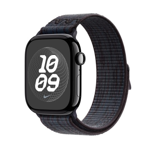 Apple 46mm Black/Blue Nike Sport Loop