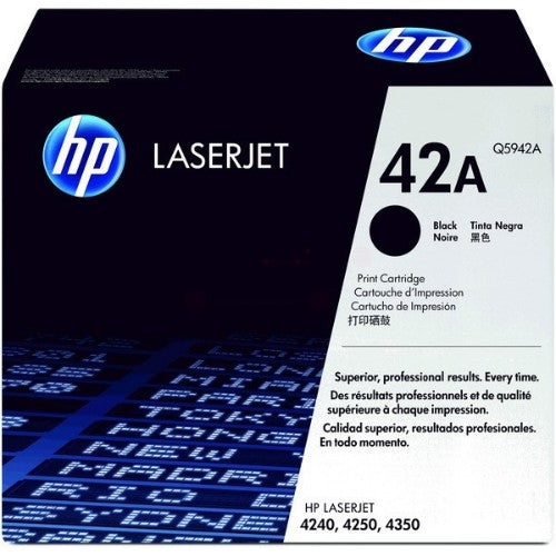 HP Q5942A/42A Toner cartridge black, 10K pages ISO/IEC 19752 for HP LaserJet 4240/4250