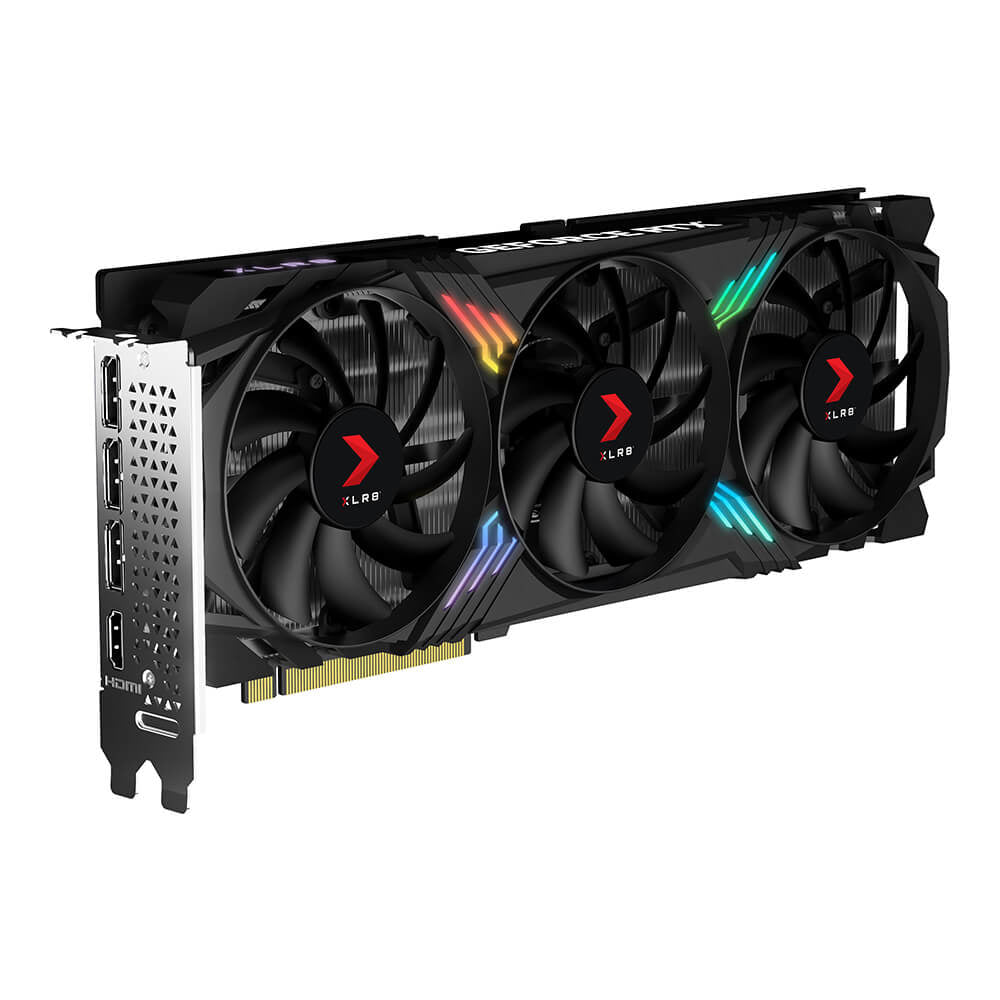 PNY GeForce RTX™ 4070 SUPER 12GB OC XLR8 ARGB TF NVIDIA GeForce RTX 4070 SUPER GDDR6X