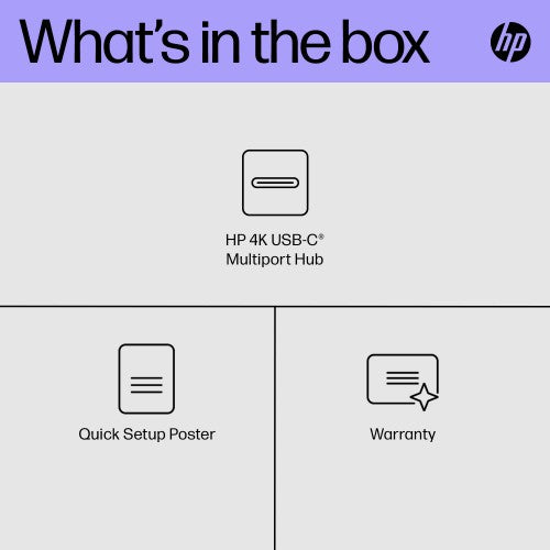 HP 4K USB-C Multiport Hub