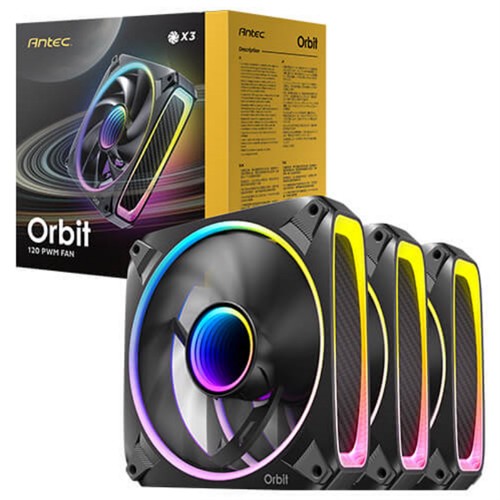 Antec Orbit 120 ARGB FAN Computer case 12 cm Black