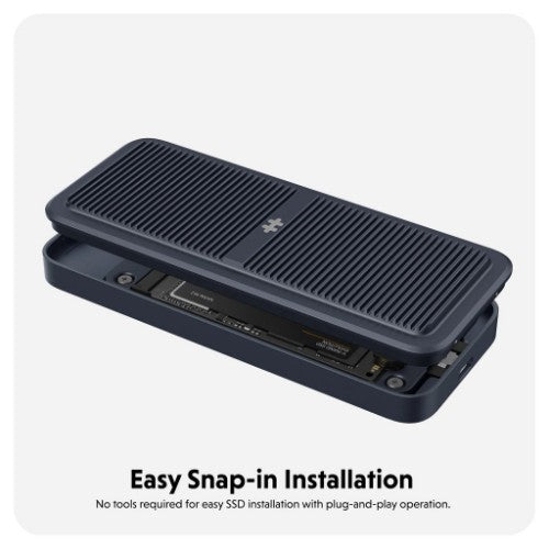 HYPER HD5001GL storage drive enclosure SSD enclosure Black M.2