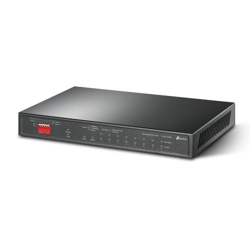 TP-Link TL-SG1210MP network switch Unmanaged Gigabit Ethernet (10/100/1000) Power over Ethernet (PoE) Black