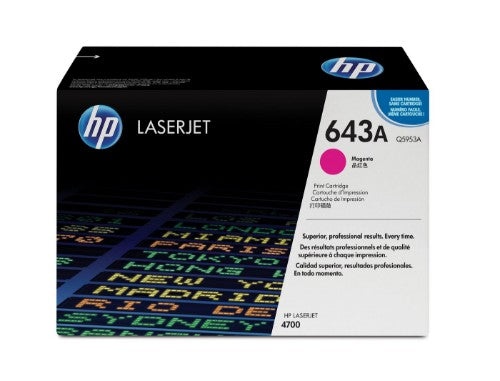 HP 643A toner cartridge 1 pc(s) Original Magenta