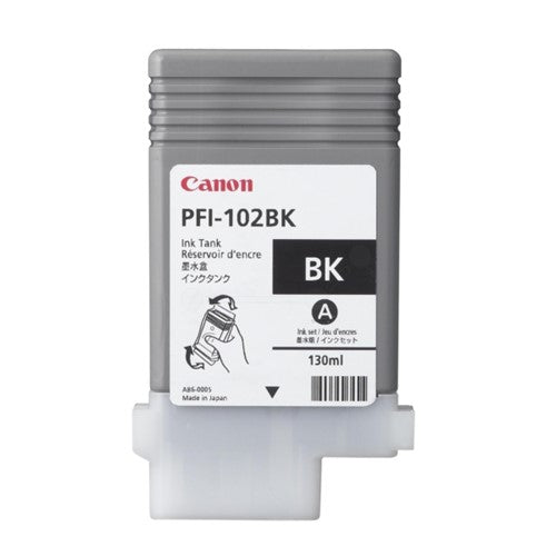 Canon 0895B001/PFI-102BK Ink cartridge black 130ml for Canon IPF 500/600/6000 S/700/750