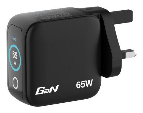 Verbatim Mini GaN Charger 65W with Display