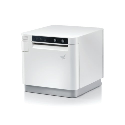 Star Micronics MCP31CI WT E+U, mPOS Receipt Printer - 400mm/s Direct Thermal, 58/80mm paper width, USB-C with Power Delivery for iOS / Android / Windows, Ethernet LAN, USB-A peripheral hub, CloudPRNT Next, White Case, EU UK, 24VDC PS included
