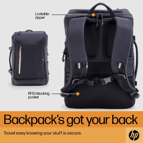 HP Travel 25 Liter 15.6 Blue Laptop Backpack