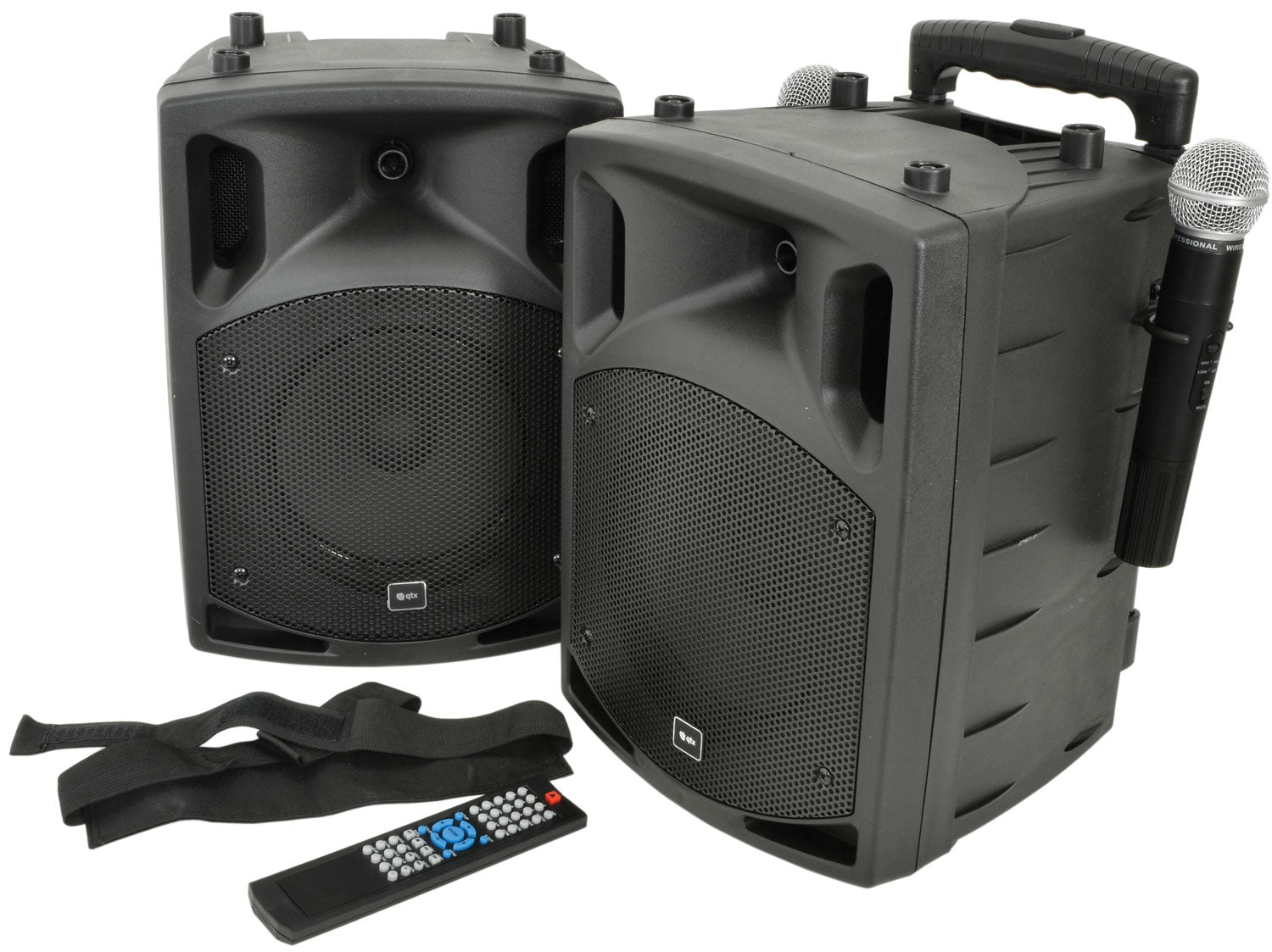 Qtx 178.859UK Public Address (PA) system Freestanding Public Address (PA) system 100 W Black