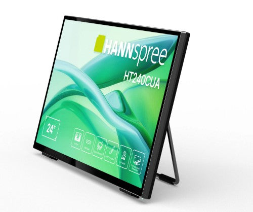 Hannspree HT240CUA computer monitor 60.5 cm (23.8") 1920 x 1080 pixels Full HD LED Touchscreen Black