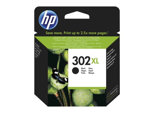 HP F6U68AE/302XL Printhead cartridge black high-capacity, 430 pages ISO/IEC 24711 8.5ml for HP DeskJet 1110/2130/OfficeJet 5200
