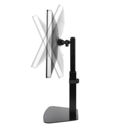 Manhattan Desk Mount for TV & Monitors (Gas Spring), Stand Assembly, Tilt/Swivel/Rotation/Height, For screens: 10" to 27", VESA compatibility: 75x75 and 100x100mm - check the dimensions of the four mounting holes on back of screen to ensure it fits, Max 8