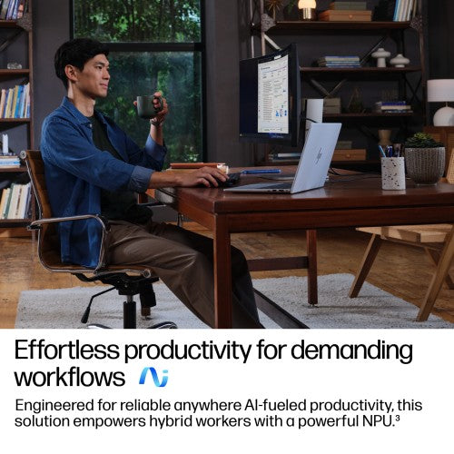 HP EliteBook 8 G1i 16 inch Notebook Next Gen AI PC Wolf Pro Security Edition Copilot+ PC Intel Core Ultra 7 256V Laptop 40.6 cm (16") WUXGA 16 GB LPDDR5x-SDRAM 512 GB SSD Wi-Fi 7 (802.11be) Windows 11 Pro