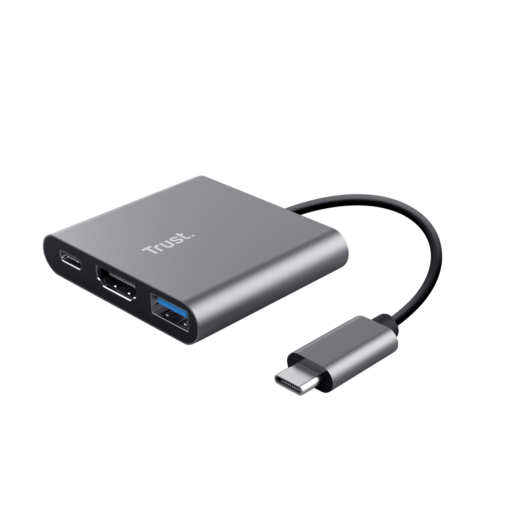 Trust Dalyx USB 3.2 Gen 1 (3.1 Gen 1) Type-C Aluminium, Black