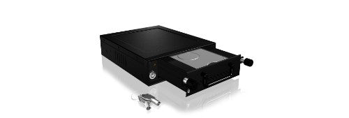ICY BOX IB-148SSK-B 13.3 cm (5.25") Storage drive tray Black