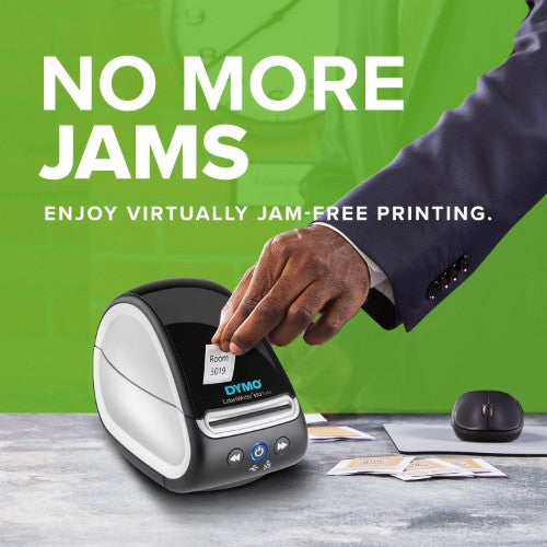 DYMO LabelWriter 550 Turbo Label Printer | Label Maker with High-Speed Direct Thermal Printing | Automatic Label Recognition | Prints Shipping Labels & More with USB/LAN Connectivity | UK 3 Pin Plug