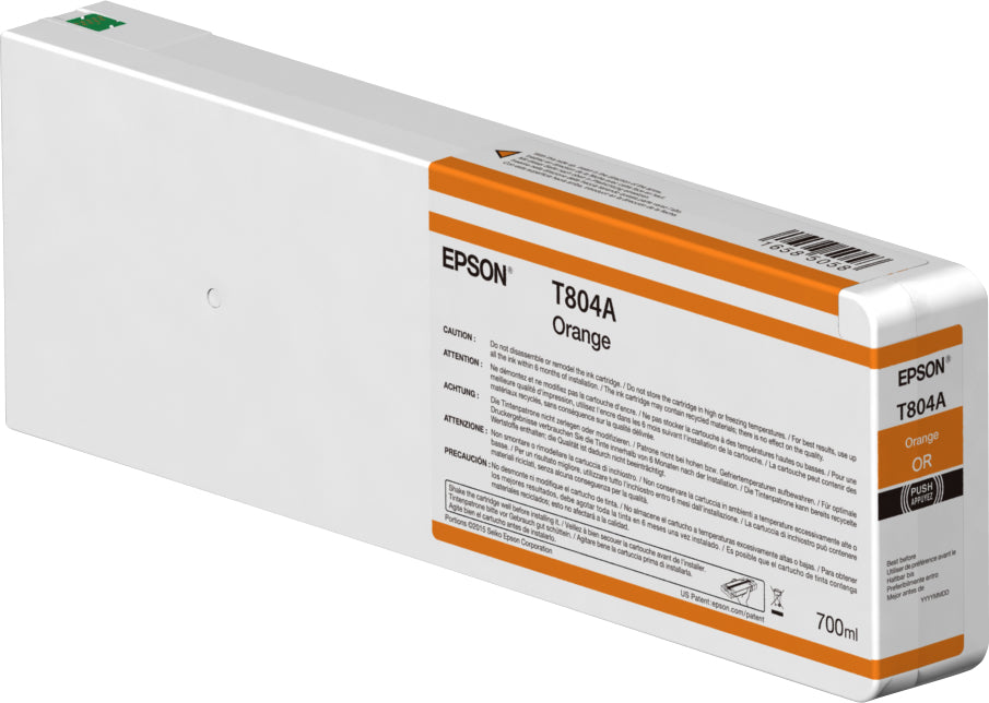 Epson C13T804A00/T804A Ink cartridge orange 700ml for Epson SC-P 7000/V