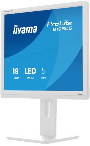 iiyama ProLite The 19’’ B1980S, designed for business, is an impressive LED-backlit monitor with a height adjustable stand