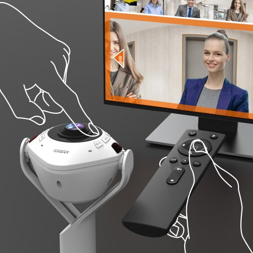 j5create JVU368 360° AI-Powered Webcam with Speakerphone