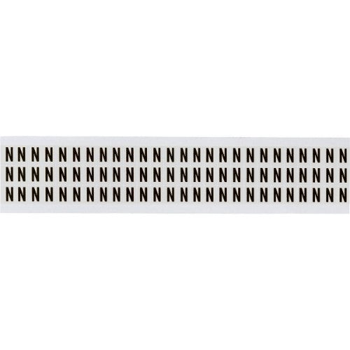 Brady NL-W05-N self-adhesive label Rectangle Removable Black, White 1950 pc(s)