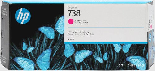 HP 676M7A/738 Ink cartridge magenta 300ml for HP DesignJet T 850