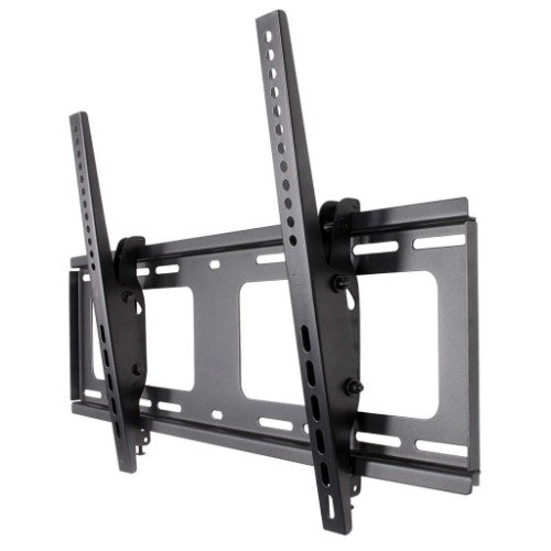 Manhattan Wall Mount for TV & Monitors (Tiltable), For screens 37" to 65", VESA compatability: all between 200x200mm and 600x400mm - check the dimensions of the four mounting holes on back of screen to ensure it fits, Max 80kg, Black, Bracket