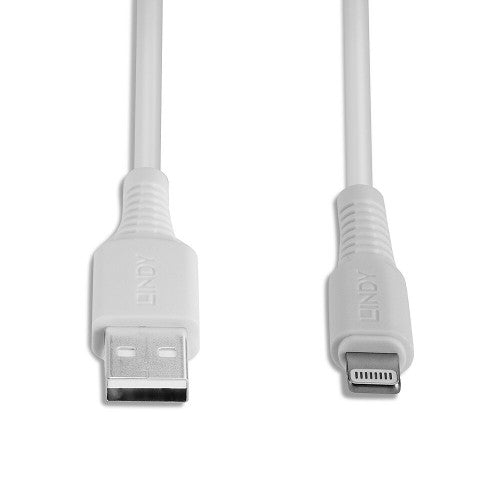 Lindy 0.5m USB to Lightning Cable white