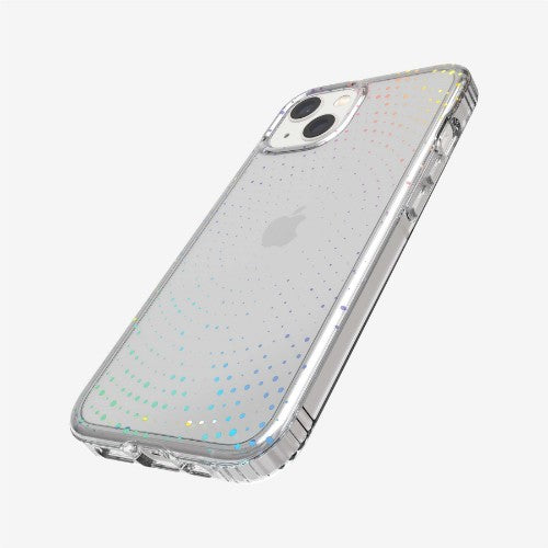 Tech21 Evo Sparkle mobile phone case 15.5 cm (6.1") Cover Multicolour, Transparent