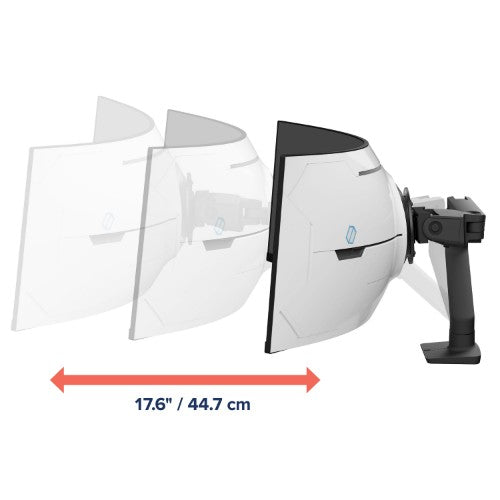 Ergotron HX Series HX ARM WITH VERY HEAVY DUTY PIVOT DESK 144.8 cm (57") Black