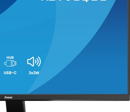 iiyama ProLite X2793QSU-B1 computer monitor 68.6 cm (27") 2560 x 1440 pixels Quad HD LED Black