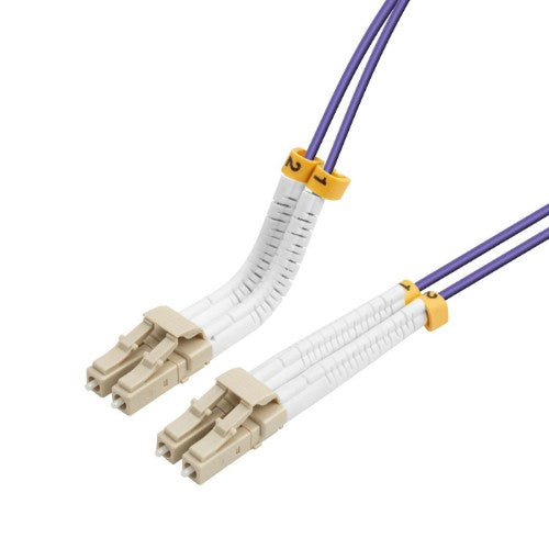 Lanview LVO2318005-FLEX InfiniBand/fibre optic cable 0.5 m LC Purple