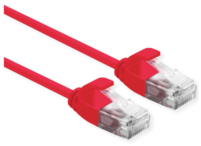 ROLINE 21.15.3914 networking cable Red 1.5 m Cat6a U/UTP (UTP)