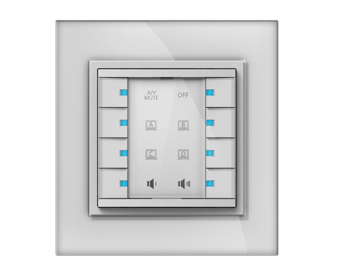 Vivolink VLCP8B push-button panel White