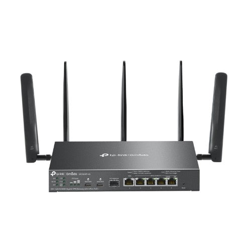 TP-Link ER706WP-4G wireless router Gigabit Ethernet Dual-band (2.4 GHz / 5 GHz) Black