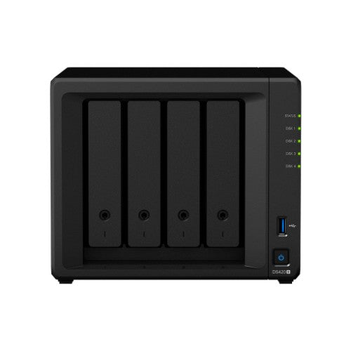 Synology DiskStation DS420+ NAS Compact Intel® Celeron® J4025 2 GB DDR4 8 TB HDD DiskStation Manager Black