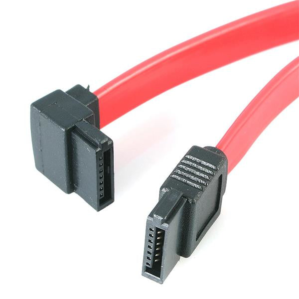 StarTech.com 18in SATA to Left Angle SATA Serial ATA Cable - F/F