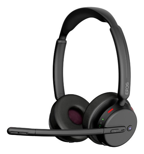 EPOS 1001490 headphones/headset Wired & Wireless Head-band Office/Call center USB Type-C Bluetooth Black