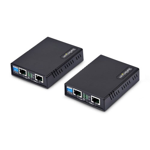 StarTech.com VDSL2 Ethernet Extender Kit over Single Pair Wire, Up to 0.6mi (1km) Long Range LAN Repeater over Phone Line/CAT5e/CAT6, Up to 300Mbps, Replacement for 110VDSLEXTEU - TAA