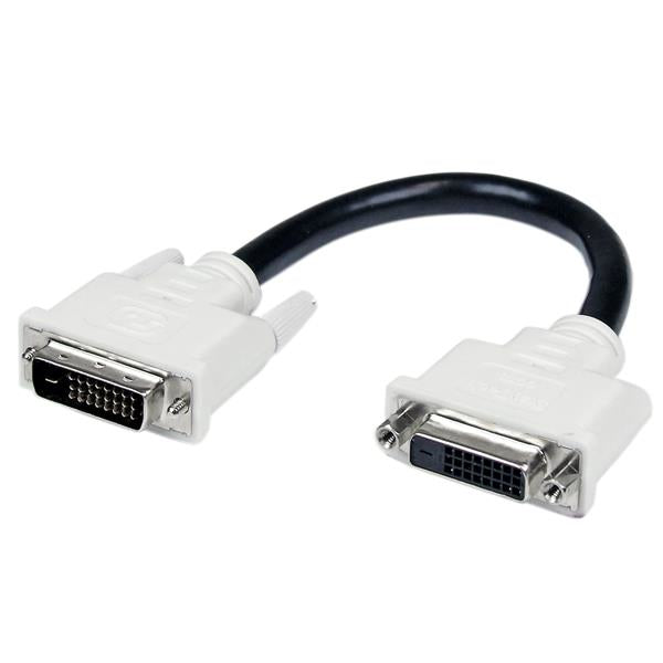 StarTech.com 6in DVI-D Dual Link Digital Port Saver Extension Cable M/F