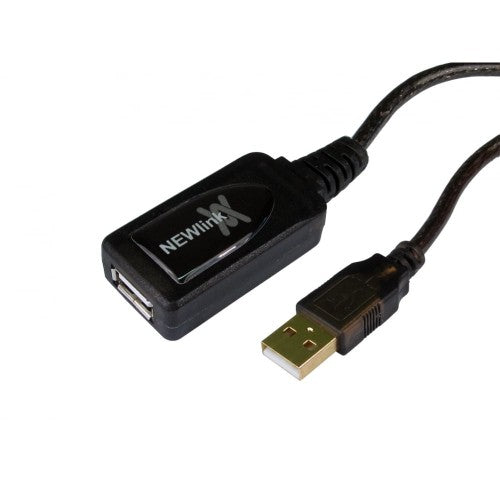Cables Direct 10m USB 2.0 Active Repeater USB cable Black