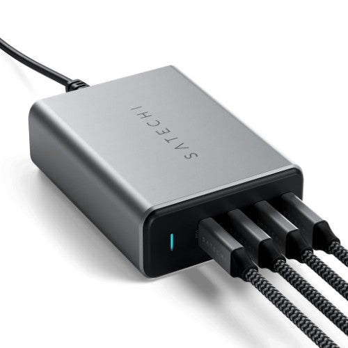 Satechi ST-UC165GM-UK mobile device charger Universal Black, Grey Fast charging Indoor