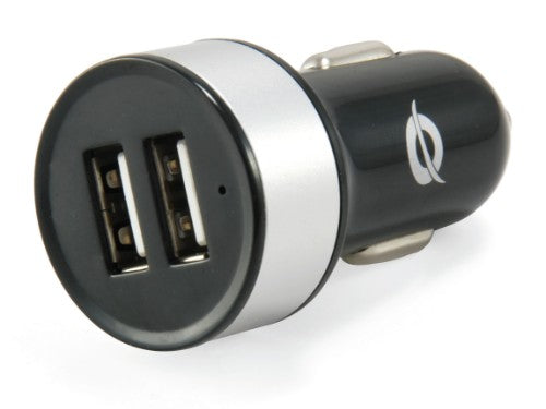 Conceptronic 2-Port USB Car Tablet Charger 2.1A