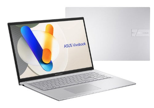 ASUS Vivobook 17 X1704VA-AU674W Intel® Core™ i3 i3-1315U Laptop 43.9 cm (17.3") Full HD 8 GB DDR4-SDRAM 512 GB SSD Wi-Fi 6 (802.11ax) Windows 11 Home Silver