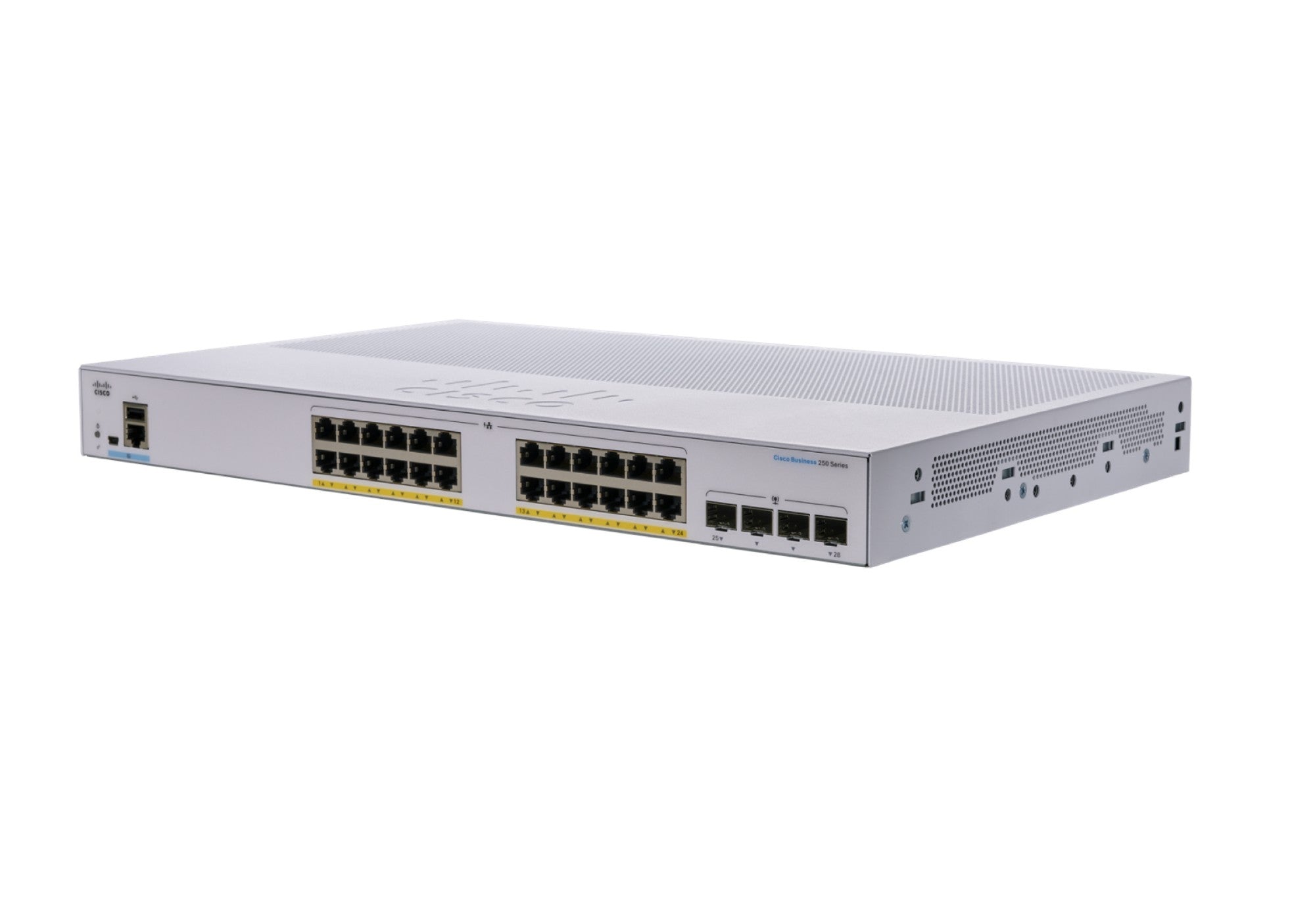 Cisco Business CBS250-24P-4G Smart Switch | 24 Port GE | PoE | 4x1G SFP | Limited Lifetime Protection (CBS250-24P-4G)