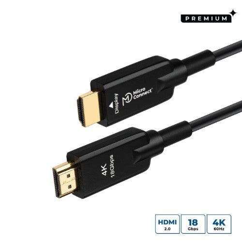 Microconnect HDM191950V2.0AOP HDMI cable 50 m HDMI Type A (Standard) Black