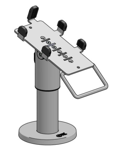 Ergonomic Solutions SpacePole Payment PAX A35 DuraTilt® SP1, 120mm (with handle)